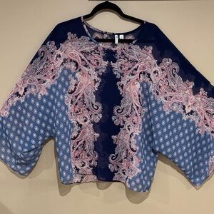 Boho kimono sleeve top